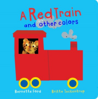 A_red_train_and_other_colors
